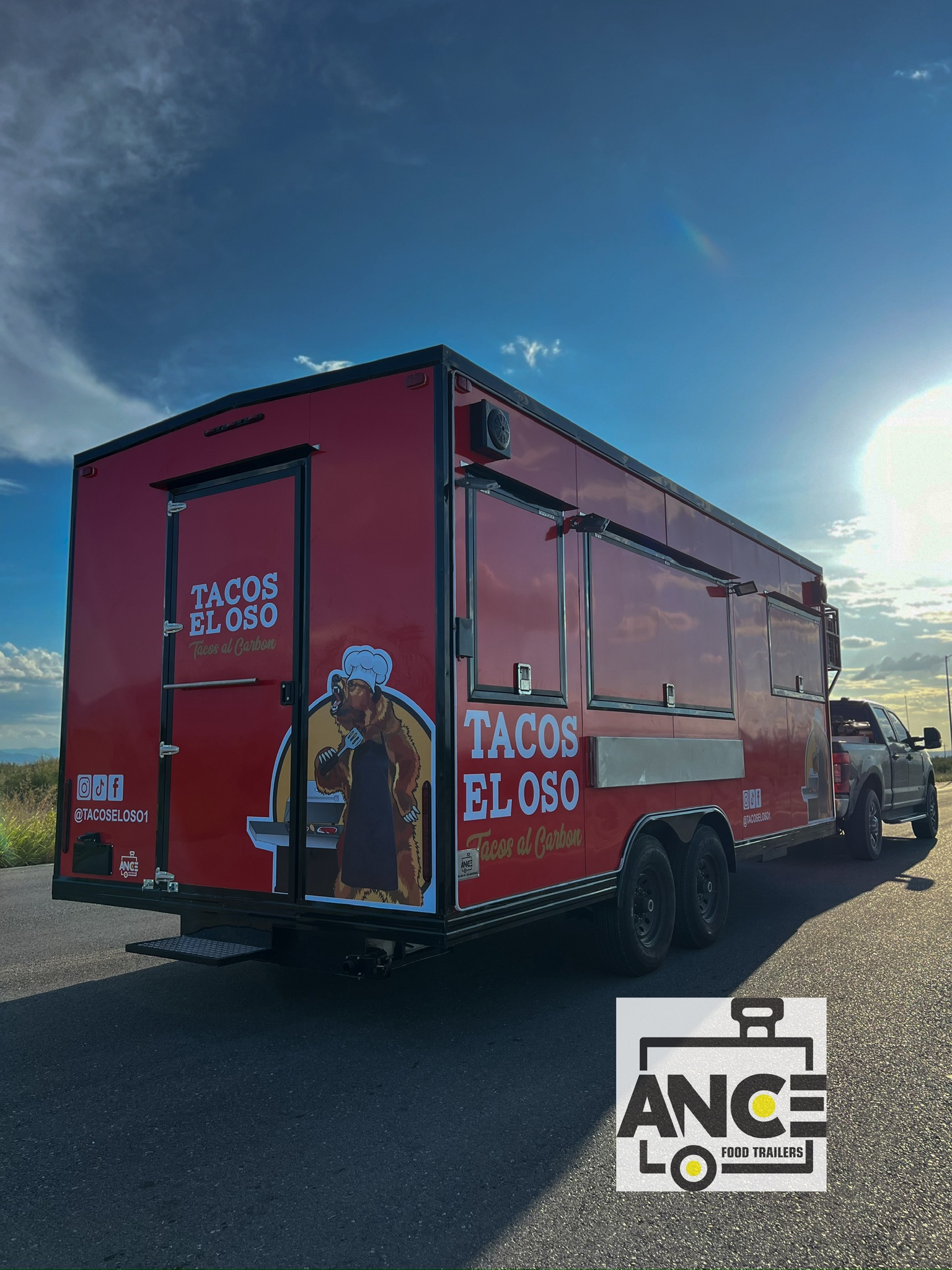 Jesus 8.5x20 custom food trailer