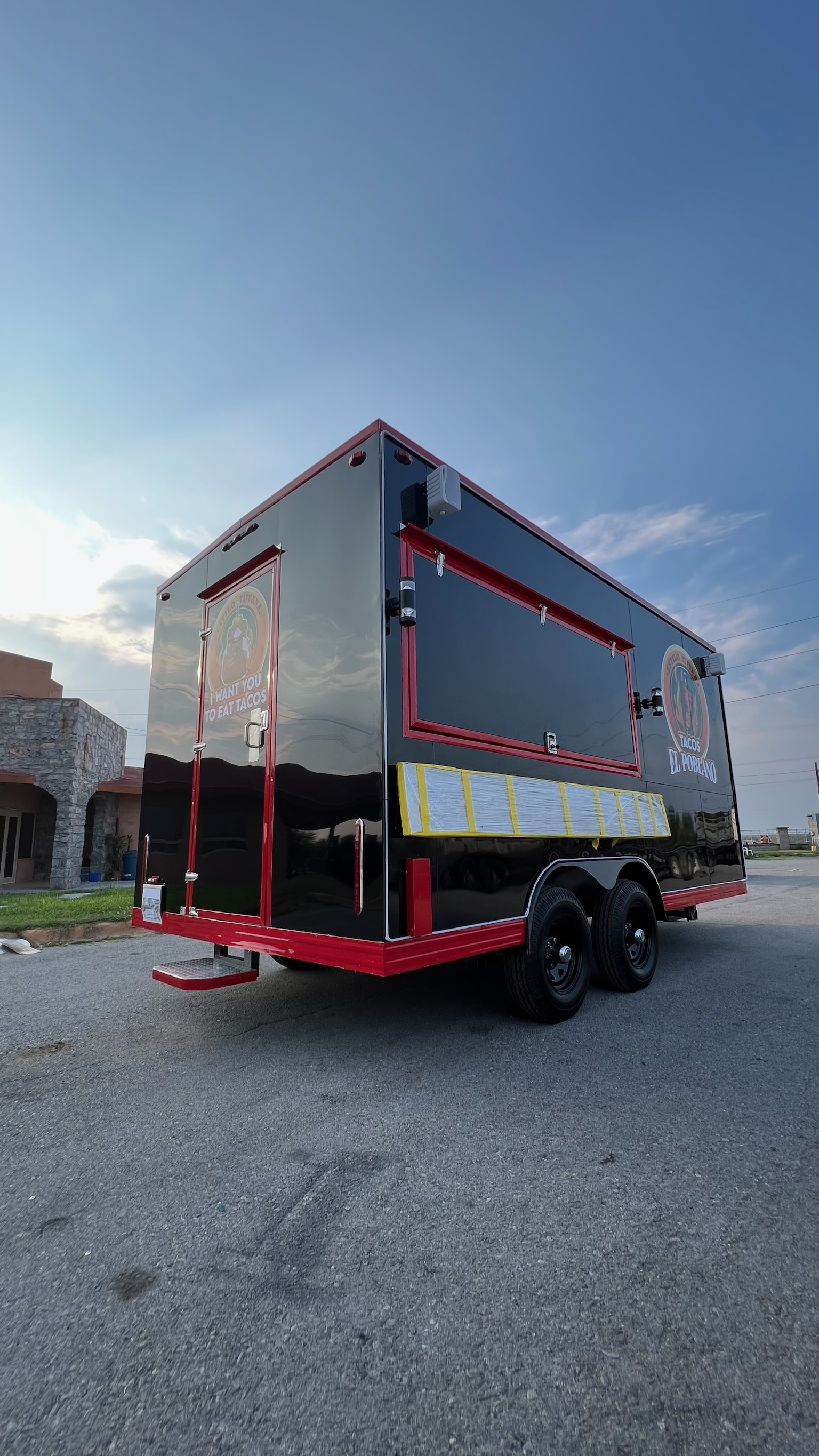 Veronica 8.5x16 custom food trailer